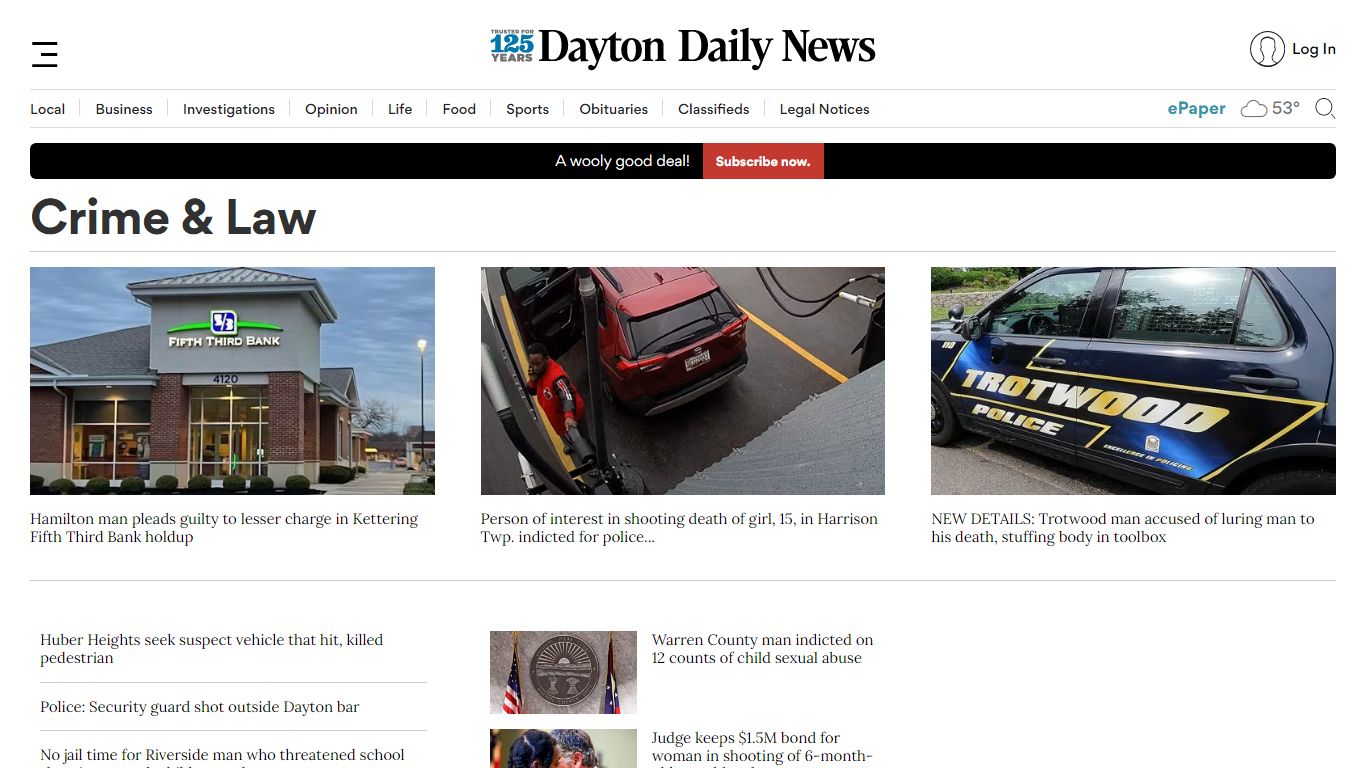 Dayton Crime News | Crime, Courts, Bookings, Mugshots